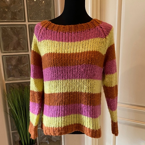 💥SALE💥 Addie Loose fitting striped sweater - Picture 2 of 8